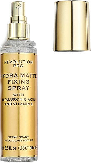 Make-up-Fixierspray mit Hyaluronsäure und Vitamin E - Revolution PRO Hydra-Matte Fixing Spray — Bild N1