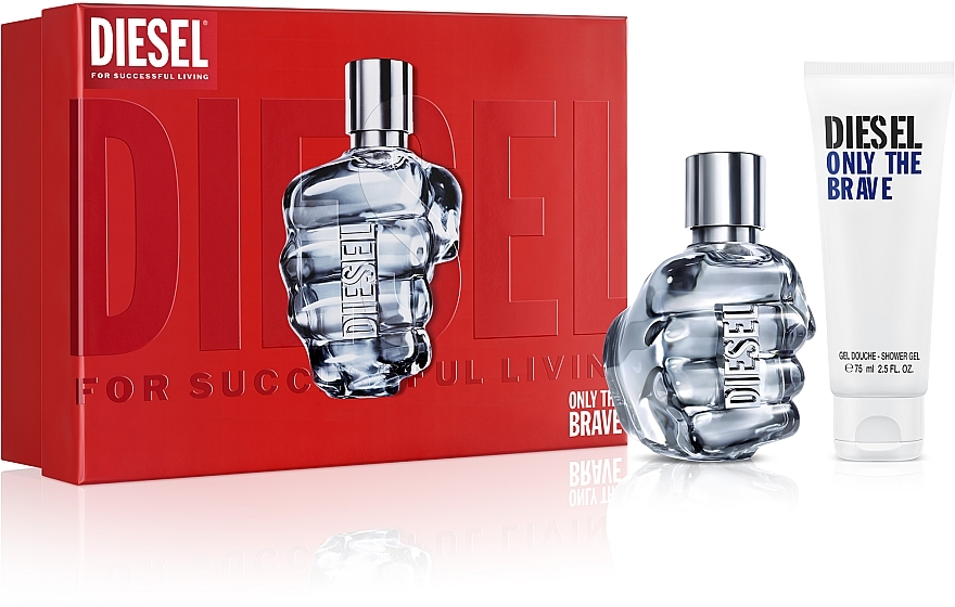 Diesel Only The Brave - Set  (edt/50ml + sh/gel/75ml) — Bild N1