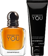 Giorgio Armani Emporio Armani Stronger With You - Set (Eau de Toilette/50 ml + Duschgel/75 ml) — Bild N3