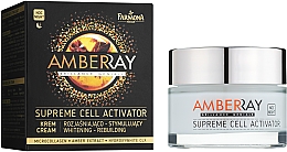 Düfte, Parfümerie und Kosmetik Zellaktivierende und aufhellende Nachtcreme - Farmona Amberray Night Cream