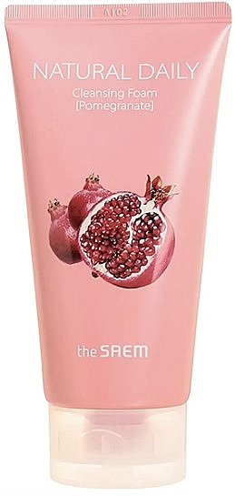 Reinigungsschaum mit Granatapfel - The Saem Natural Daily Cleansing Foam Pomegranate  — Bild N1