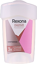 Deo-Cremestick Antitranspirant - Rexona Maximum Protection Confidence — Foto N1