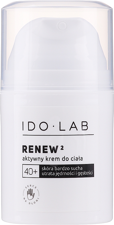 Intensiv feuchtigkeitsspendende Körpercreme für reife Haut 40+ - Idolab Renew2 Cream 40+ — Bild N1