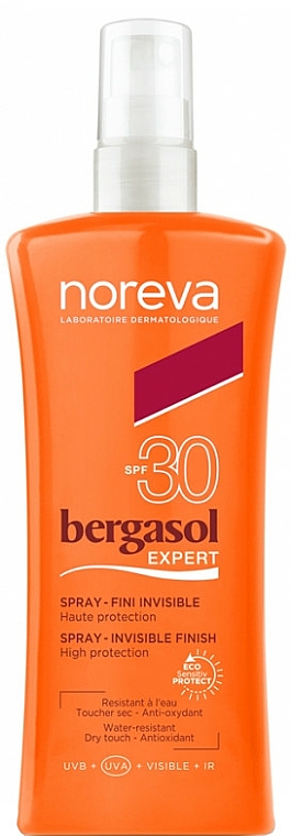 Sonnenschutzspray SPF30 - Noreva Bergasol Expert Spray Invisible Finish SPF30 — Bild N1