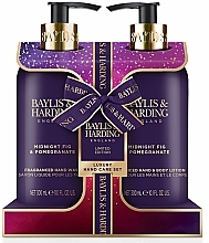 Set - Baylis & Harding Midnight Fig & Pomegranate Luxury Hand Care Gift Set (h/wash/300ml + h/b/lot/300ml) — Bild N1