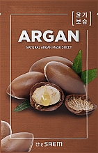 Düfte, Parfümerie und Kosmetik Tuchmaske für müde Haut mit Arganöl - The Saem Natural Argan Mask Sheet