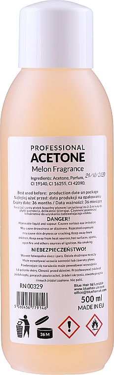 GESCHENK! Nagellackentferner mit Melone - Ronney Professional Acetone Melon — Bild N2