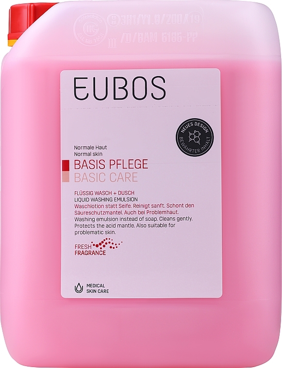 Waschlotion - Eubos Med Basic Skin Care Liquid Washing Emulsion Red (Doypack) — Bild N3