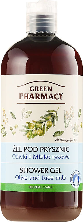 Duschgel mit Olive und Reismilch - Green Pharmacy — Bild N1
