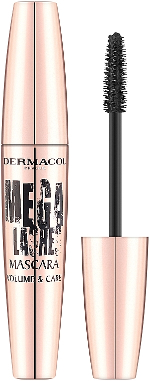 Wimperntusche für mehr Volumen - Dermacol Mega Lashes Mascara Volume & Care — Bild N1