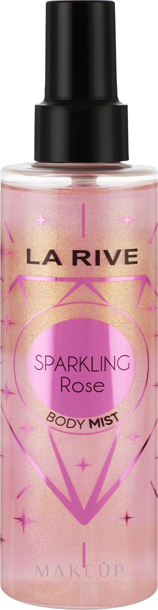 Glitzerndes Körperspray - La Rive Sparkling Rose Shimmer Mist — Bild 200 ml