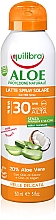 Düfte, Parfümerie und Kosmetik Sonnenschutzmilch-Spray mit 20% Aloe Vera SPF 30 - Equilibra Sun Aloe Spray Milk Spf 30 Delicate Skin