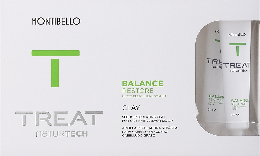 Set - Montibello Treat Naturtech Balance Restore Clay (serum/10x20ml) — Bild N1