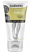 Düfte, Parfümerie und Kosmetik Fußcreme - Babaria Foot Cream For Hard Skin
