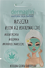 Düfte, Parfümerie und Kosmetik Gesichtsmaske mit grünem Ton - Dermaglin Slow Age