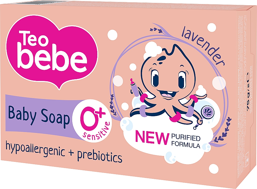 Babyseife mit Lavendelextrakt - Teo Bebe Sensitive — Bild N1