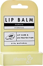 Intensiv feuchtigkeitsspendender Lippenbalsam mit Papayaduft - Pharma Oil Papaya Lip Balm — Bild N2