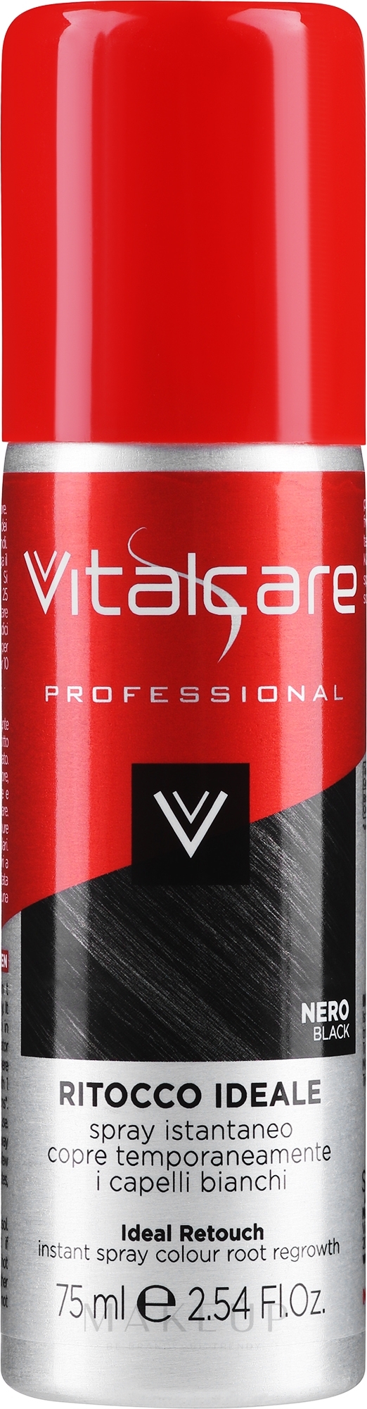 Ansatzspray - VitalCare Ideal Retouch Instant Spray Colour  — Bild Black