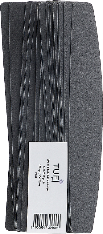 Ersatzfeilenblätter für Nagelfeile 30/179 mm 180 Körnung - Tufi Profi Smile — Bild N1