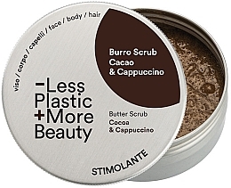 Düfte, Parfümerie und Kosmetik Gesichtspeeling mit Kakao und Cappuccino - Sapone Di Un Tempo Butter Scrub Cocoa & Cappuccino Stimulating 