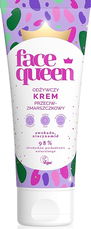 Pflegende Anti-Falten-Creme - Only Bio Face Queen — Bild N1