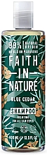 Düfte, Parfümerie und Kosmetik Shampoo für alle Haartypen mit Blauzeder - Faith In Nature Blue Cedar Shampoo