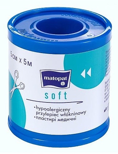 Medizinisches Pflaster weich 5 cm x 5m - Matopat Soft  — Bild N1
