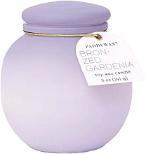 Duftkerze bronzene Gardenie - Paddywax Orb Ombre Glass Candle Purple & Lavender Bronzed Gardenia — Bild N1