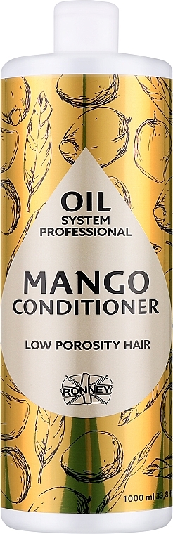 Conditioner mit Mango - Ronney Professional Oil System Low Porosity Hair Mango Conditioner — Bild N1