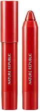 Samtiger Lippenstift - Nature Republic Eco Crayon Lip Velvet — Bild N1