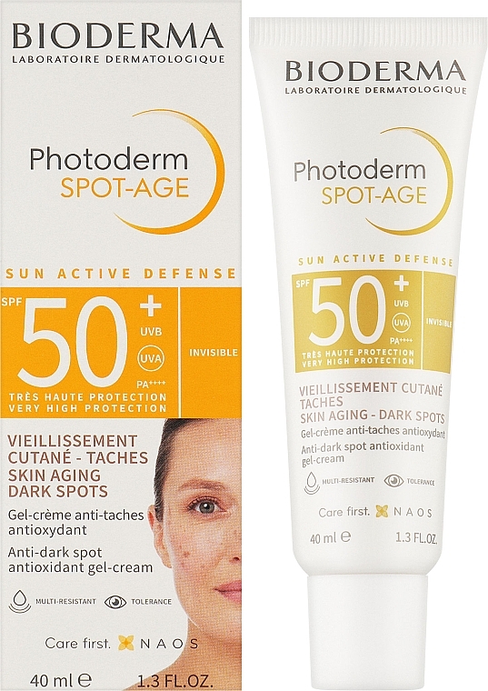 Sonnenschutzgel-Creme - Bioderma Photoderm Spot-Age Antioxidant Gel Creme — Bild N2
