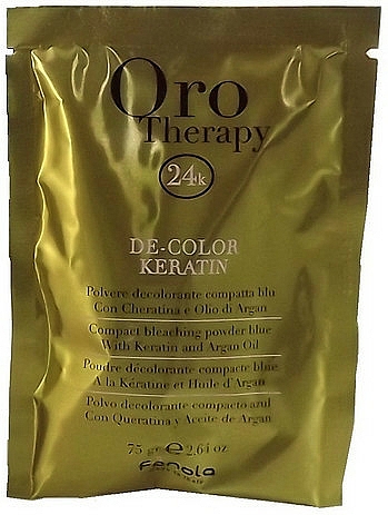 Aufhellendes Kompaktpuder für die Haare mit Keratin und Arganöl - Fanola Oro Therapy Color Keratin — Bild N1