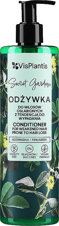 Haarspülung mit Schwarzem Rettich - Vis Plantis Herbal Vital Care Conditioner Fenugreek Horsetail+Black Radish — Bild N1