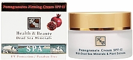 Düfte, Parfümerie und Kosmetik Verjüngende Gesichtscreme für mehr Elastizität mit Granatapfel - Health And Beauty Pomegranates Firming Cream SPF 15