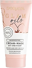 Revitalisierende Gesichtscreme-Maske mit Pfirsichblüte und Macadamiaöl - Soraya Glam Oils Regenerating Cream-Mask — Bild N1