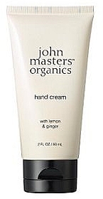 Handcreme mit Zitrone und Ingwer - John Masters Organics Hand Cream With Lemon & Ginger — Bild N1