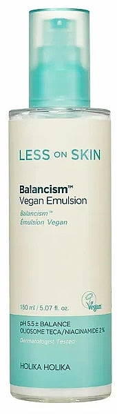 Gesichtsemulsion  - Holika Holika Less On Skin Balancism Vegan Emulsion — Bild N1