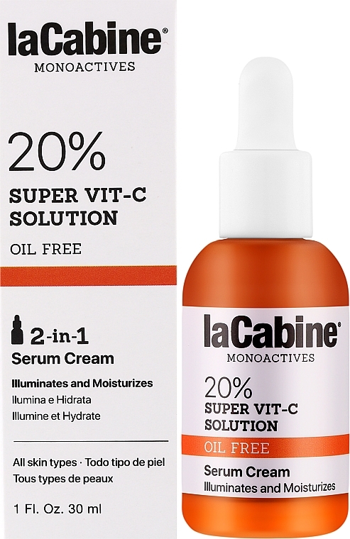 Creme-Serum für das Gesicht - La Cabine Monoactives 20% Supervit C Solution Serum Cream — Bild N2