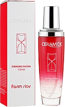 Düfte, Parfümerie und Kosmetik Feuchtigkeitsspendendes und glättendes Gesichtstonikum mit Ceramiden - FarmStay Ceramide Firming Facial Toner