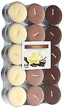 Teekerze Vanille 30 St. - Bispol Vanilla Scented Candles — Bild N1
