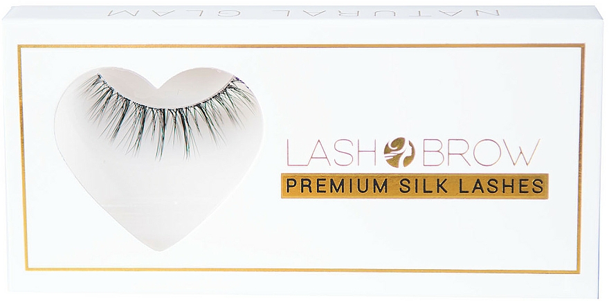 Künstliche Wimpern - Lash Brow Premium Silk Lashes Natural Glam