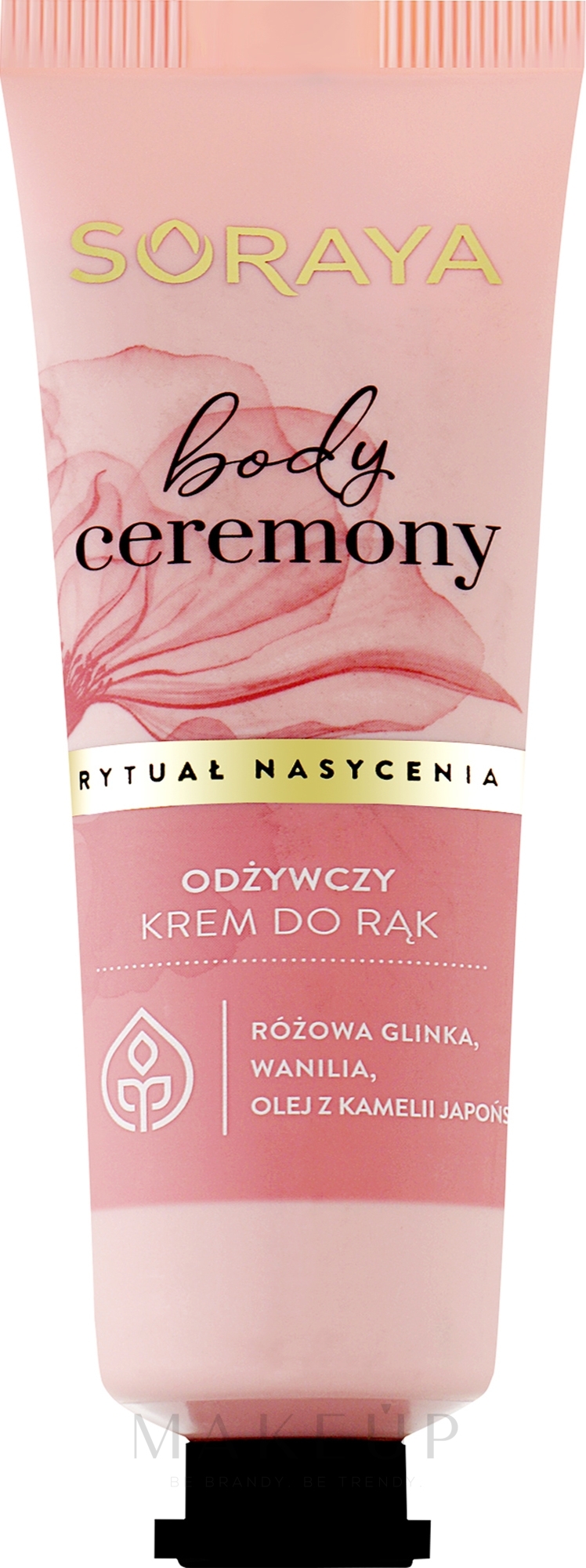 Pflegende Handcreme - Soraya Body Ceremony Ritual Of Saturation Hand Cream  — Bild 50 ml