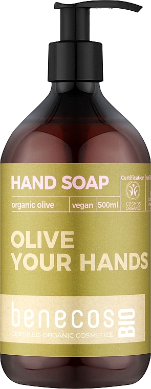 Handseife - Benecos Hand Soap Organic Olive Oil — Bild N1
