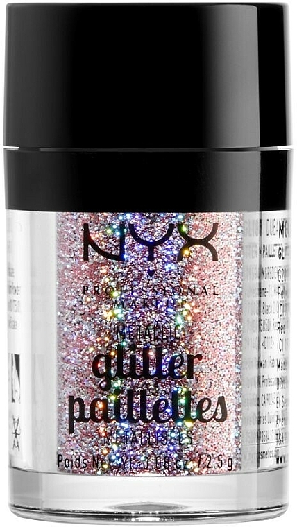 Hochpigmentierter Glitter für Augen - NYX Professional Makeup Metallic Glitter — Bild N3
