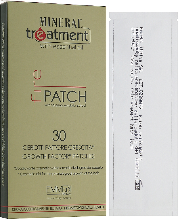 Haarpatches - Emmebi Italia Natural Solution Growth Factor Patch — Bild N1