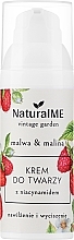 Gesichtscreme - NaturalME Vintage Garden Malwa & Raspberry Moisturizing & Calming Cream With Niacinamide	 — Bild N1