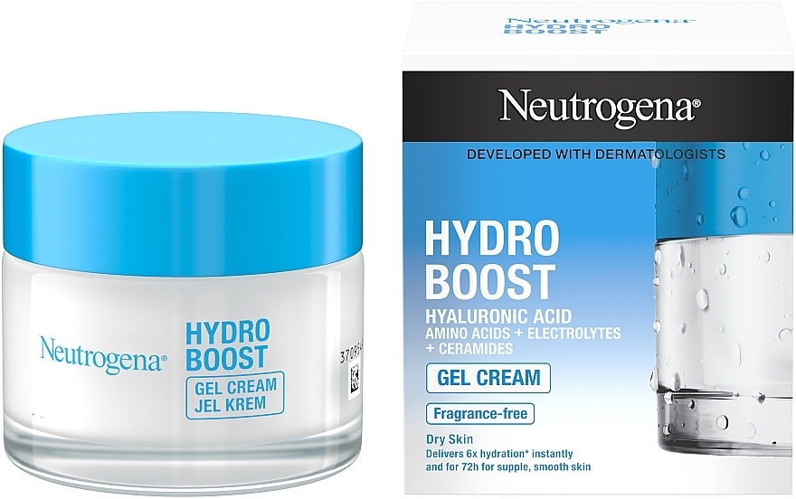 Regenerierendes Gelcreme für die Nacht - Neutrogena Hydro Boost Gel Cream Moisturiser — Bild N2