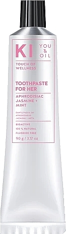 100% Natürliche fluoridfreie Zahnpasta mit Jasmin und Minze für Frauen - You & Oil Aphrodisiac Toothpastes Jasmine Mint — Bild N1