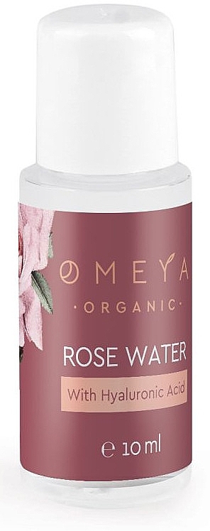 GESCHENK! Rosenwasser mit Hyaluronsäure - Omeya 100% Organic Rose Water With Hyaluronic Acid (Probe) — Bild N1