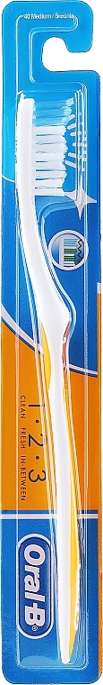 Zahnbürste 40 mittel orange - Oral-B 123 40 Medium — Bild N1